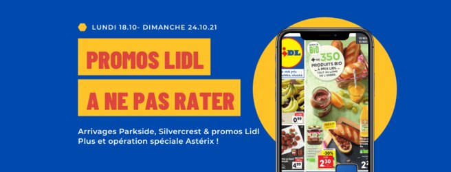 Les offres inratables Lidl du 18.10 au 24.10