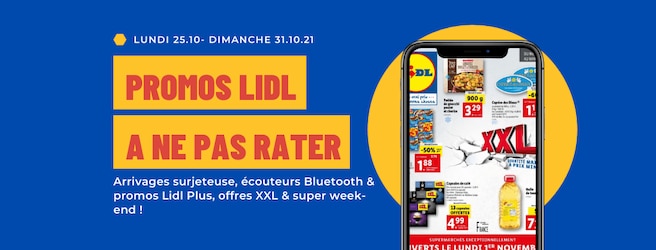 Les offres inratables Lidl du 25.10 au 31.10