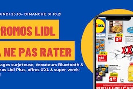 Les offres inratables Lidl du 25.10 au 31.10