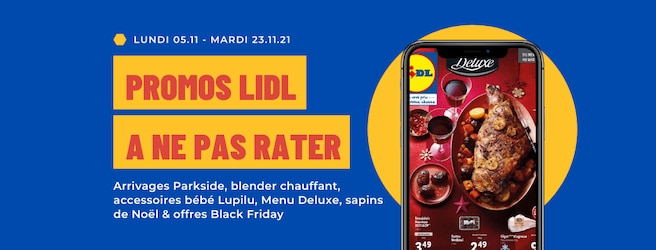 Les offres inratables Lidl du 17 au 23 novembre 2021