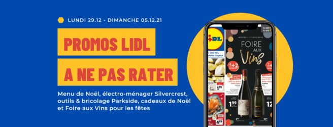 Les offres inratables Lidl du 29.11 au 05.12