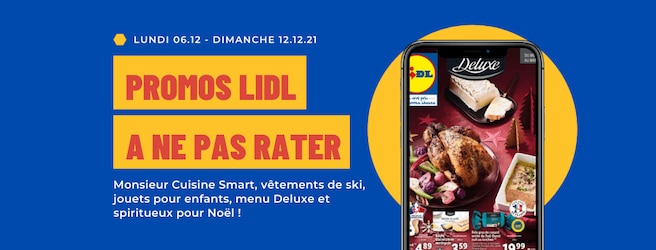 Les offres inratables Lidl du 6 au 12 décembre 2021