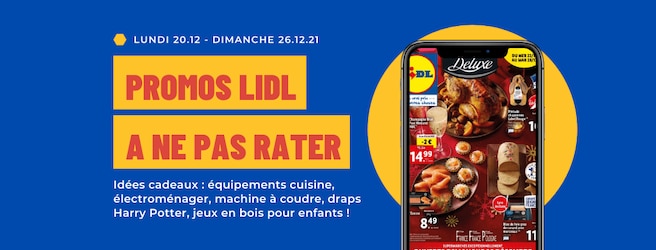 Les offres inratables Lidl du 20 au 26 décembre 2021