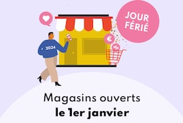 quels magasins ouverts 1er janvier