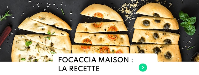 Recette de focaccia maison facile