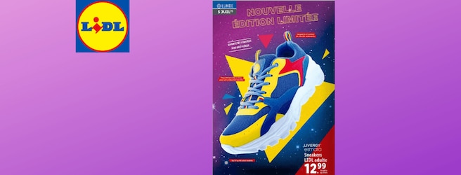 Les baskets LIDL de retour le 5 juillet en édition limitée