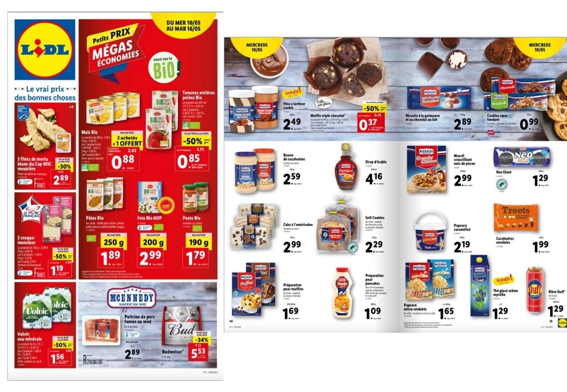 offres Bonial semaine spéciale USA Lidl