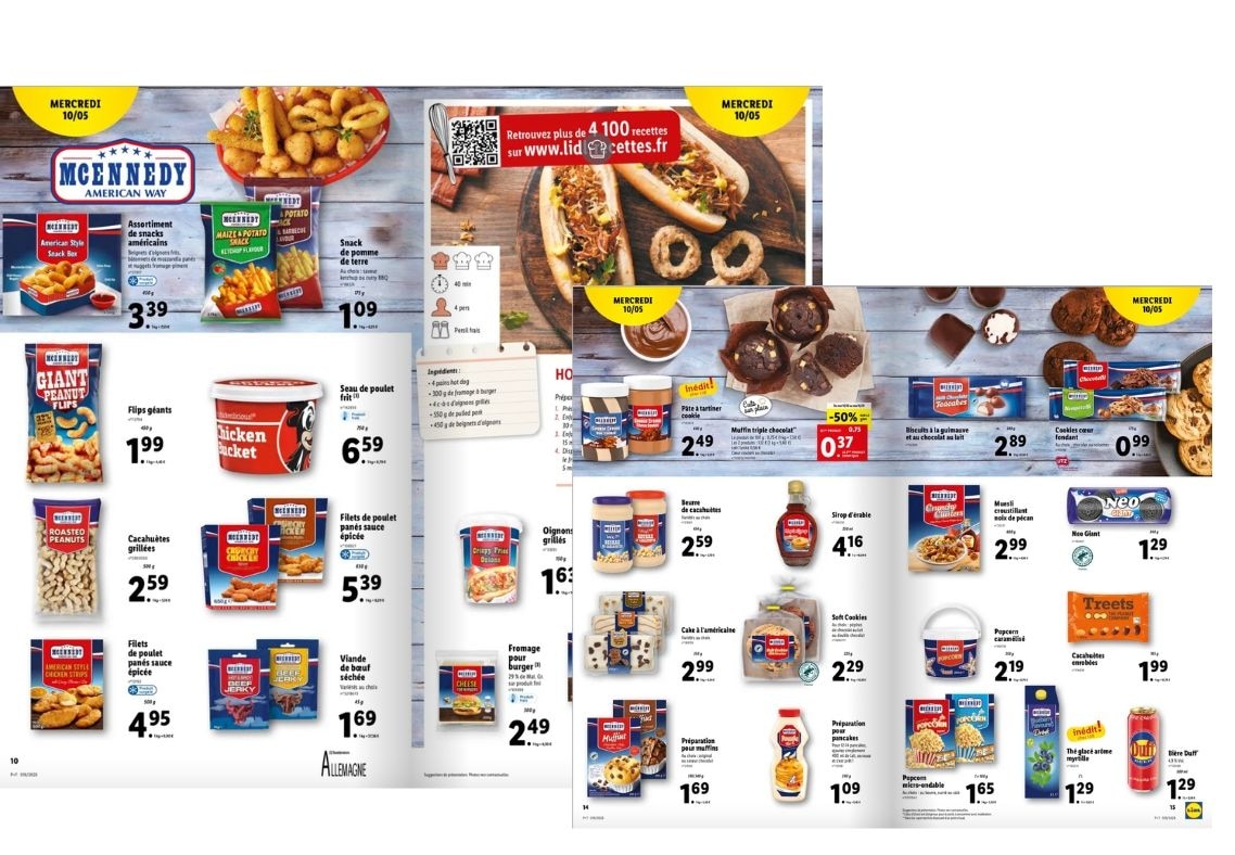 semaine spéciale USA offres Lidl du 09 au 14 mai