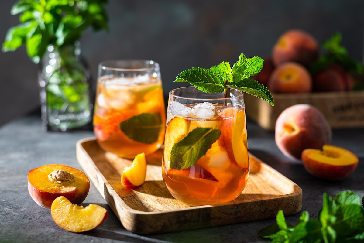 Ice tea pêche.