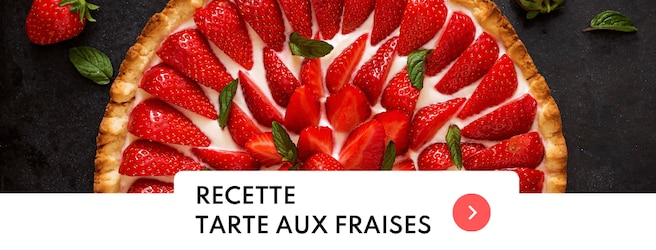 Recette facile de tarte aux fraises