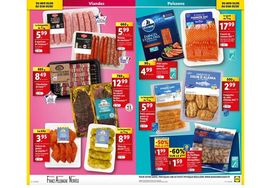 viande poisson Lidl